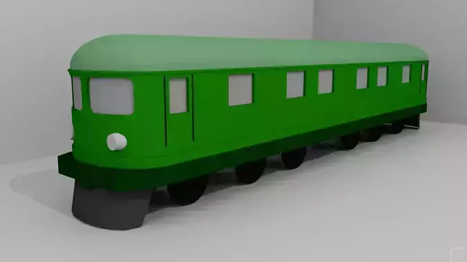Low Poly Train 03