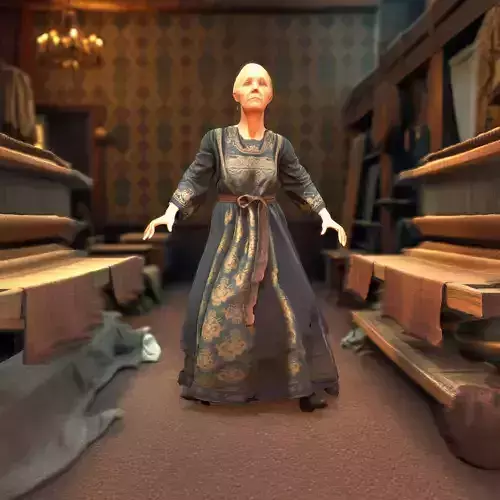 Vintage Cleric Garb model pack