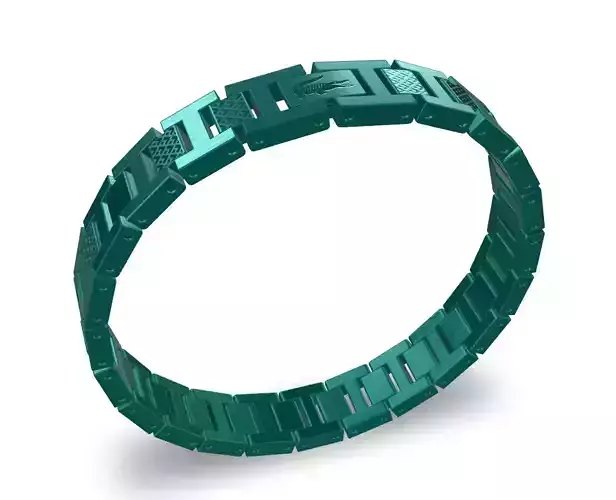 Lacoste Mens METROPOLE Collection Link Bracelet Embellished 