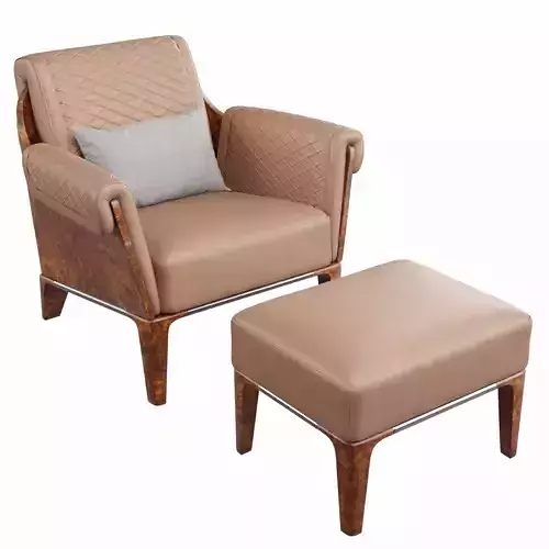 Bentley Home Sherwood ottoman with Armchair