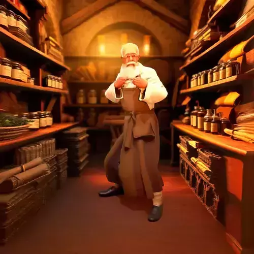 Elderly Chef Artisan model pack