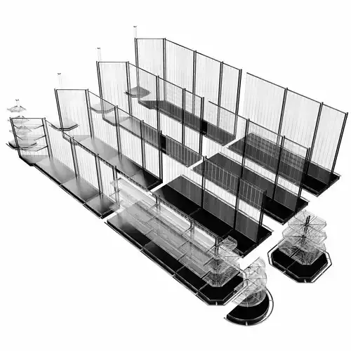 Industrial shelving units