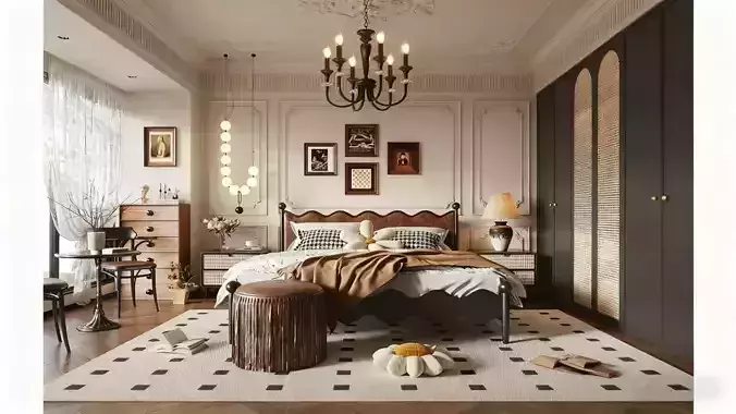 French style bedroom
