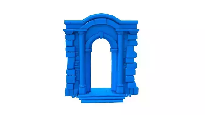 Gothic Arch -  arch -  arch stl -  Gothic Arch Border 