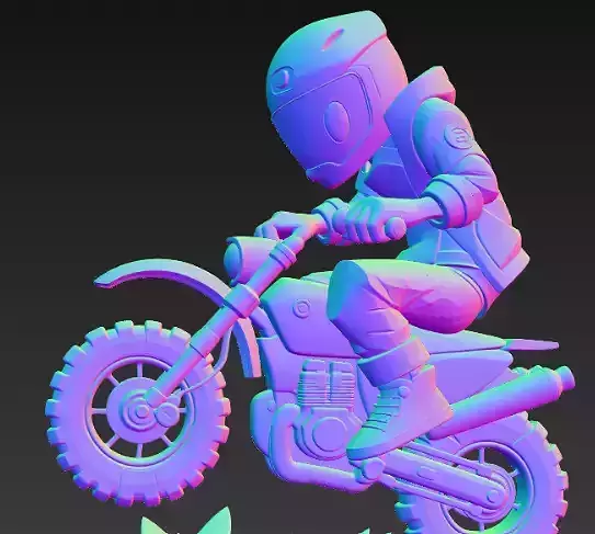 Anime Monster Lady Sculpture  Anime Monster Lady Skulptur