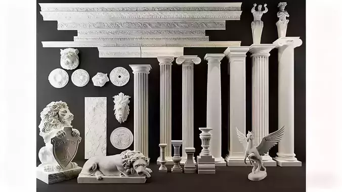 European decorative components