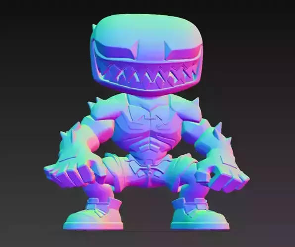 Anime Monster Lady Sculpture  Anime Monster Lady Skulptur