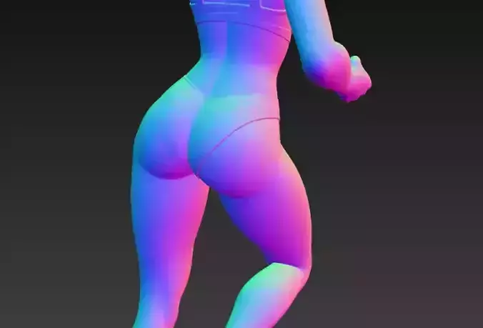 Anime Monster Lady Sculpture  Anime Monster Lady Skulptur