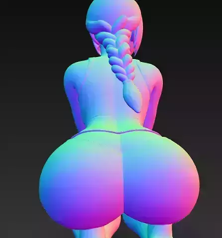 Anime Monster Lady Sculpture  Anime Monster Lady Skulptur