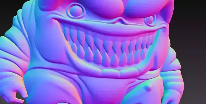 Anime Monster Lady Sculpture  Anime Monster Lady Skulptur