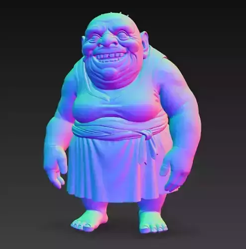 Anime Monster Lady Sculpture  Anime Monster Lady Skulptur