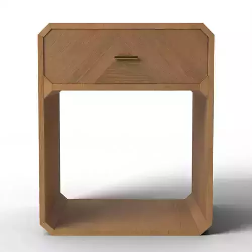 Caspian Nightstand Natural Ash Veneer