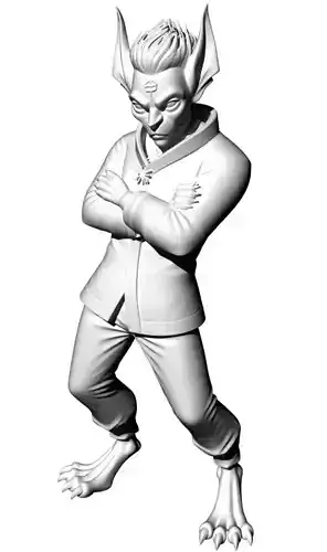 Anime Monster Lady Sculpture  Anime Monster Lady Skulptur