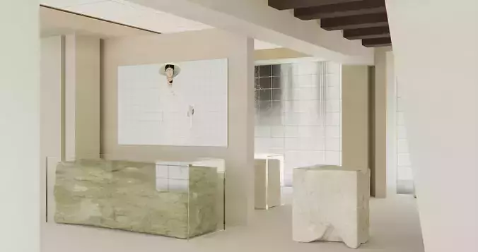 apartment scene 3D model 6