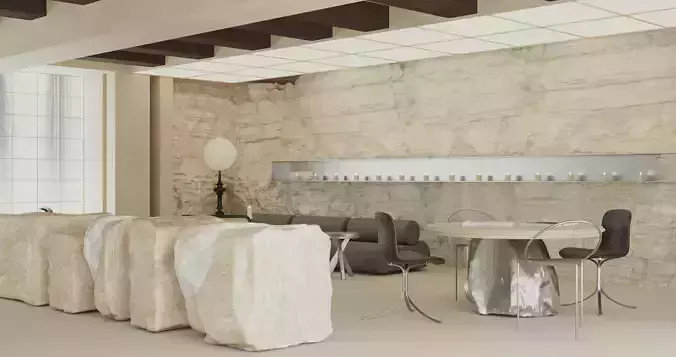 apartment scene 3D model 5