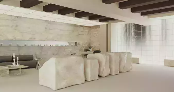 apartment scene 3D model 3
