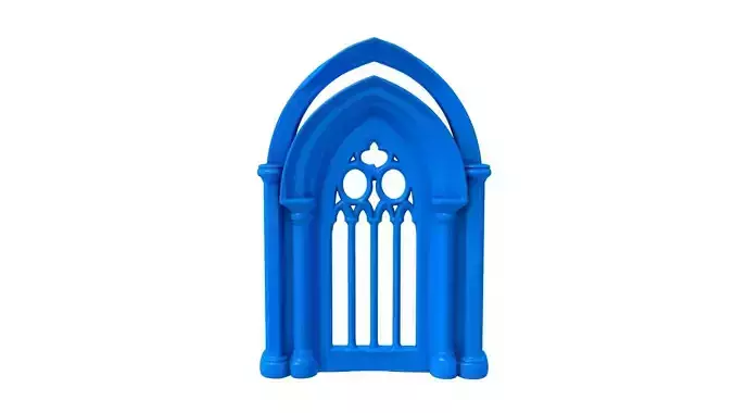 Gothic Arch -  arch -  arch stl -  Gothic Arch Border 