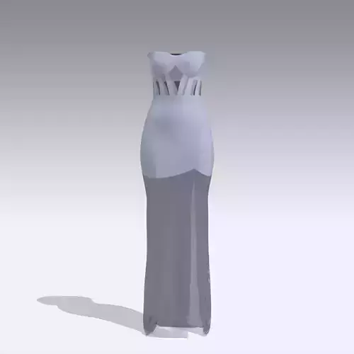 baby blue dress vual detail strapless corset dress