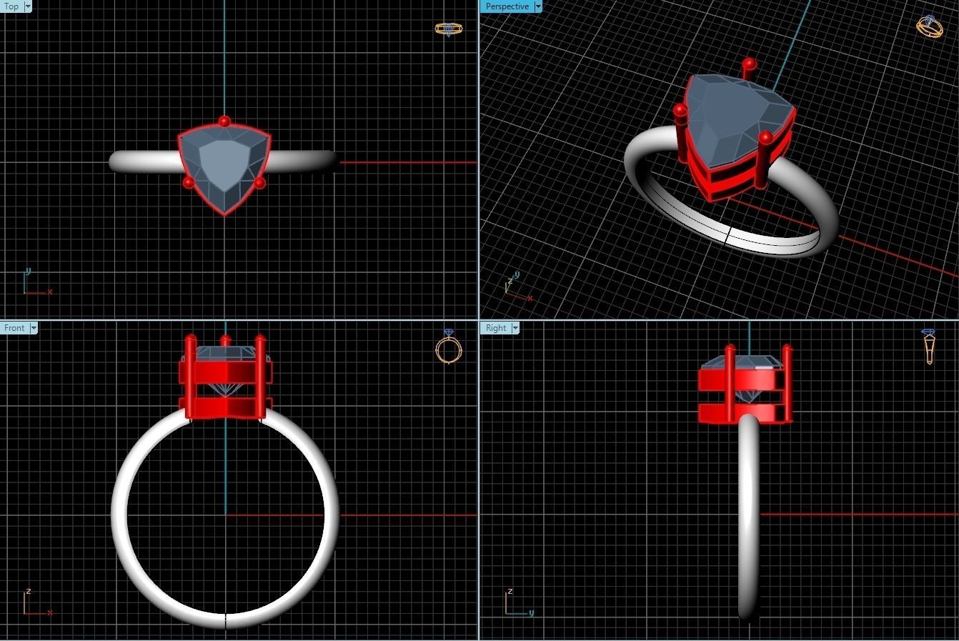 Ring 127 3D print model_2