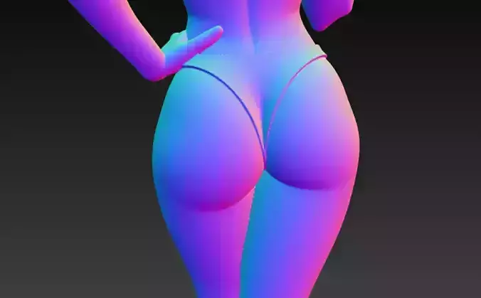 Anime Monster Lady Sculpture  Anime Monster Lady Skulptur