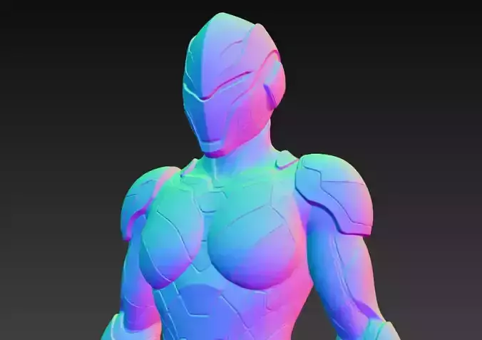 Anime Monster Lady Sculpture  Anime Monster Lady Skulptur