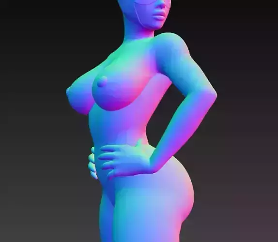 Anime Monster Lady Sculpture  Anime Monster Lady Skulptur