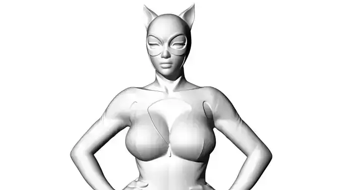 Anime Monster Lady Sculpture  Anime Monster Lady Skulptur