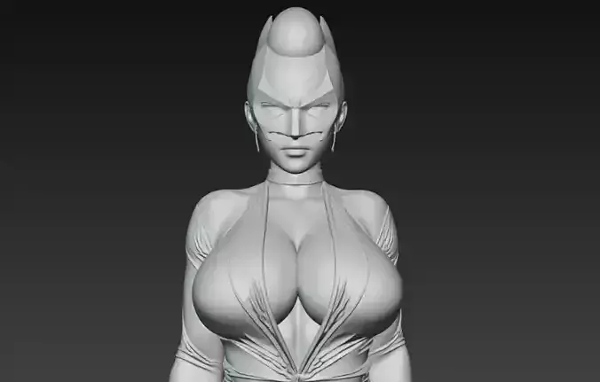 Anime Monster Lady Sculpture  Anime Monster Lady Skulptur