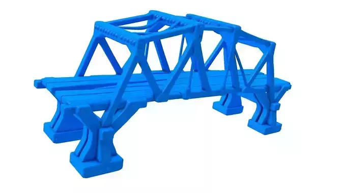 bridge -  bridge stl -  wooden bridge -  stone bridge 