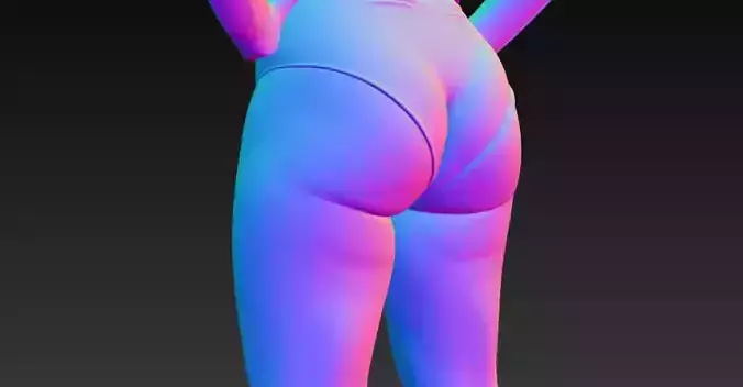 Anime Monster Lady Sculpture  Anime Monster Lady Skulptur