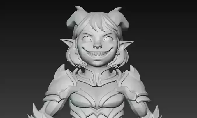 Anime Monster Lady Sculpture  Anime Monster Lady Skulptur