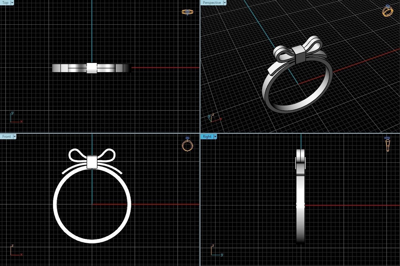 Ring 132 3D print model_2