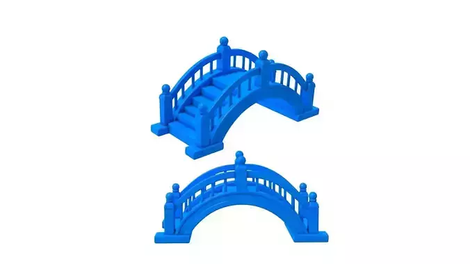 bridge -  bridge stl -  wooden bridge - stone bridge 