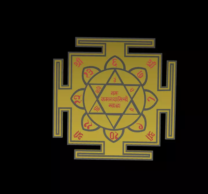 Powerful Yantra 3D print model
