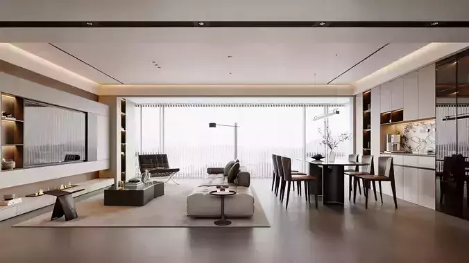 Modern Light Luxury Living Room