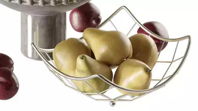 Pears and Plums 3D model 3
