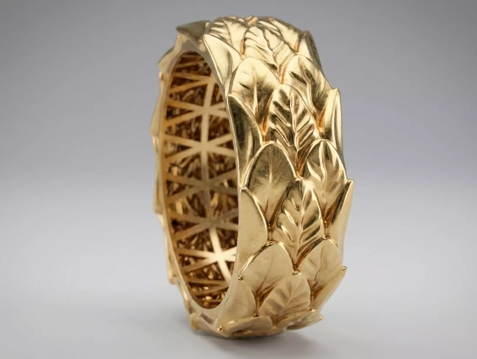 Beautiful Luxury Ring Size 4 Ready for 3D Printing and Casting 3D print model