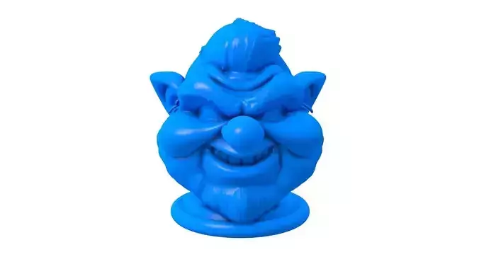 Cosplay STL -  troll face -  troll face stl - face stl
