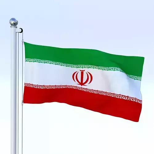 Animated Iran Flag