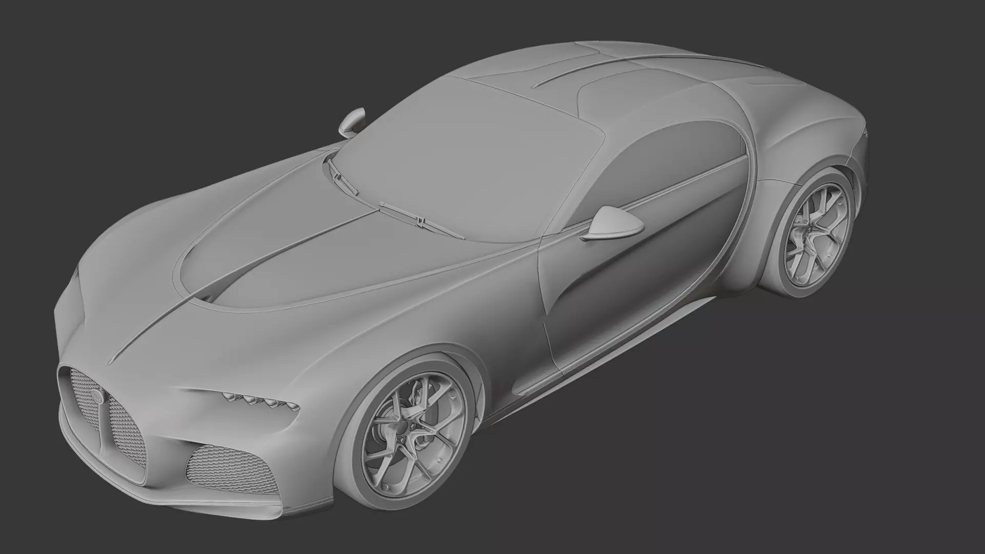 Bugatti Atlantic 3D print model