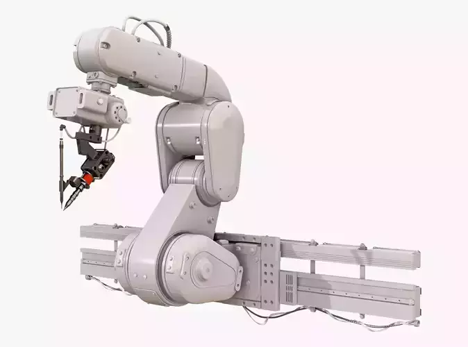 Industrial Robotic Arm with Linear Rail M1