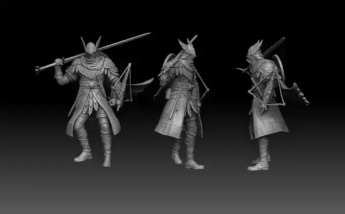 wilder- elden ring Fantasy 3D Print STL Model