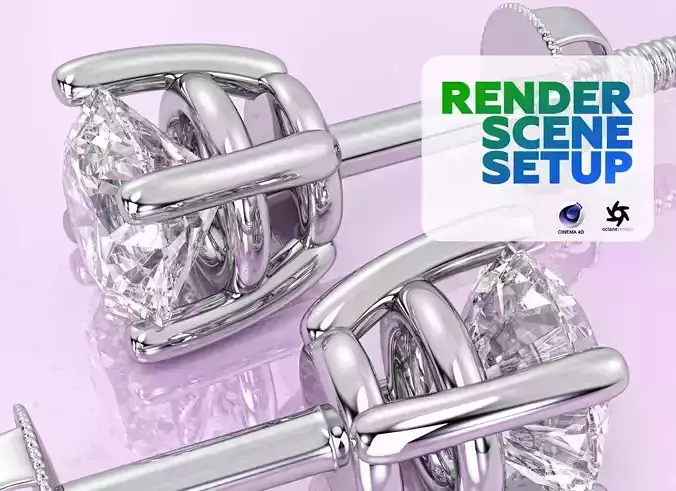 Realistic Scene Setup for Jewelry Rendering in Cinema 4D Octane