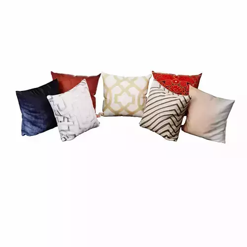 pillow collection 3D model 5