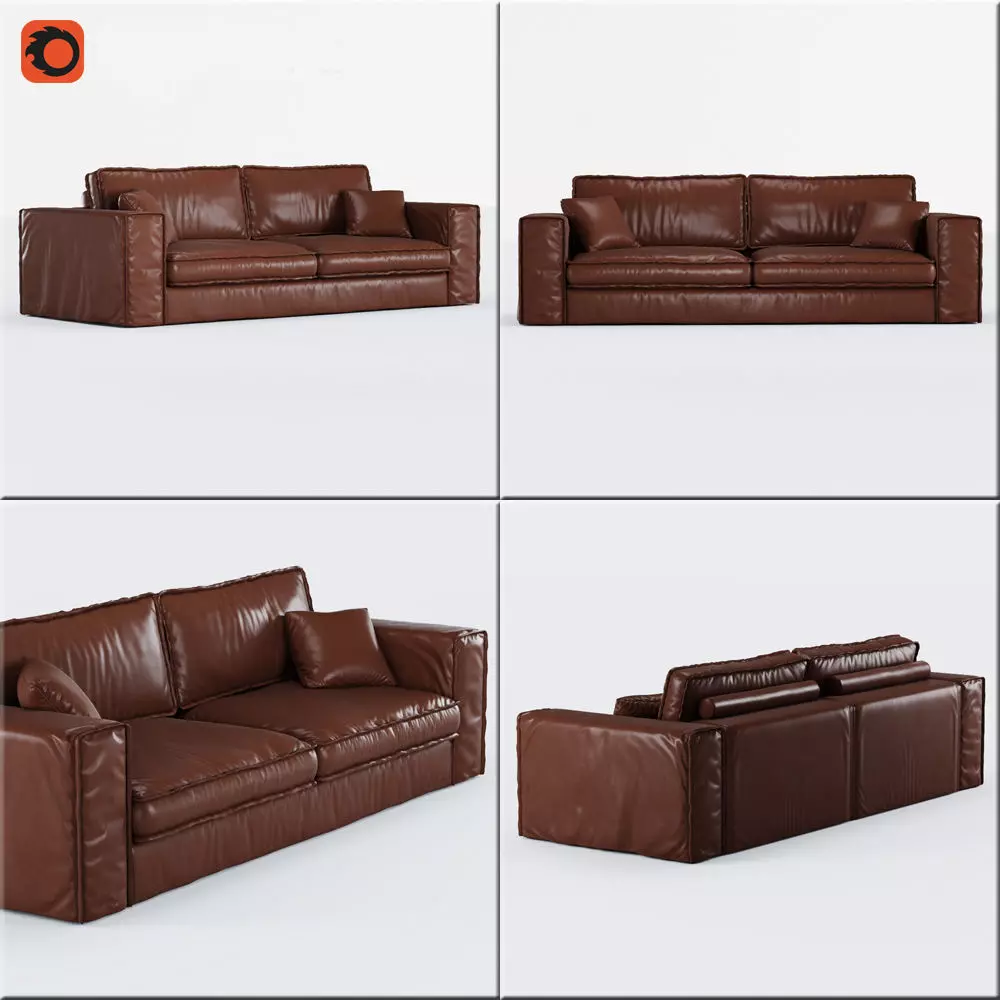 Alberta Santorini Sofa 3D model