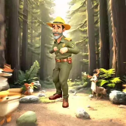 Cartoon Ranger Outfit model pack