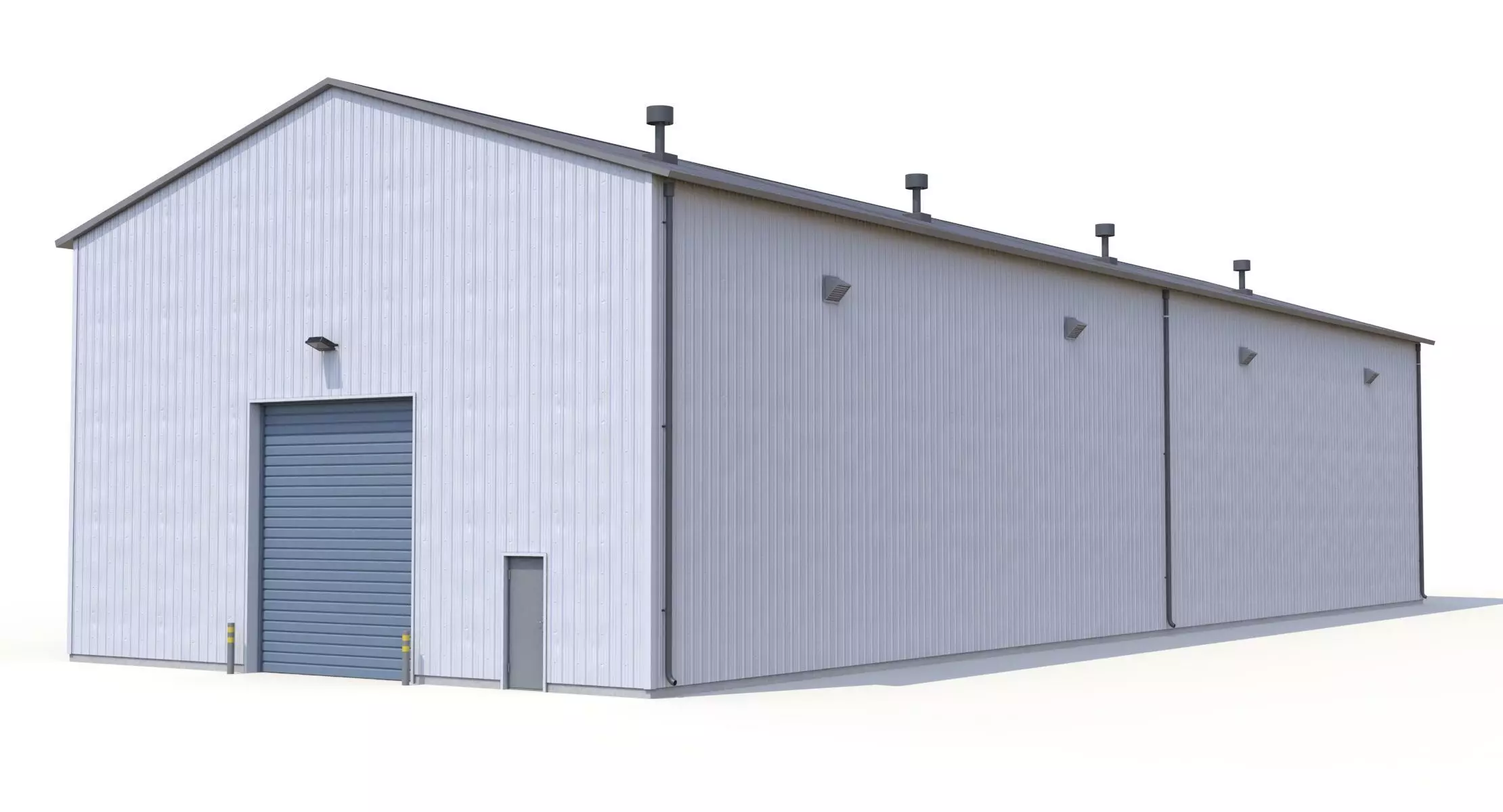 Industrial Building 27 PBR Low-poly 3D model