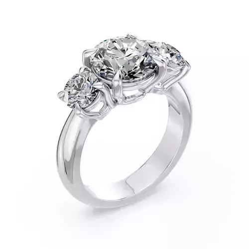 3 STONE ENGAGEMENT RING