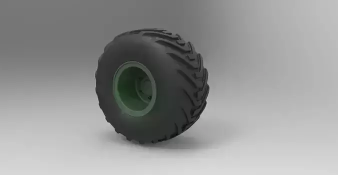 Offroad wheel 6 3D model