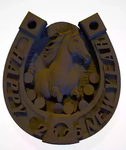 The horse is the symbol of the next new year 2026